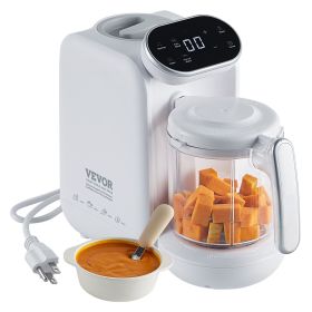 Baby Food Maker, 430W Baby Food Processor with 750 ml Tritan Bowl, SUS304 Stainless Steel, 5 in 1 Baby Food Puree Blender Steamer Grinder for Foo
