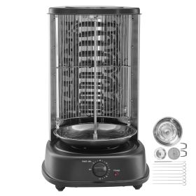 Shawarma Grill Machine, Vertical Chicken Shawarma Cooker Machine Countertop, Electric Stainless Steel Broiler Gyro Rotisserie Oven Doner Kebab Ma