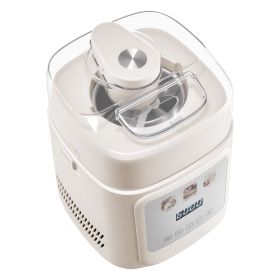 Upright Automatic Ice Cream Maker with Built-in Compressor, 1 Quart No Pre-freezing Gelato Maker & Frozen Yogurt Machine