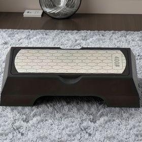 Diamond Double-sided Sharpening Stone 400#/1000# with Coarse And Fine Grit And Non-slip Base - Suitable for Kitchen Knives, Chisels, Axes